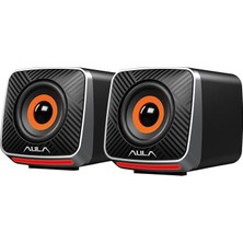 Wishora Store A200 Rgb Işıklı Masaüstü Gaming 3.5mm Jack Bilgisayar Pc Hoparlörü