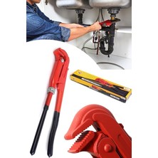 Wishora Store 1 Inç Maşalı Boru Anahtarı Dövme Çelik Sağlam Kırılmaz Ayarlı Boru Anahtarı 1410