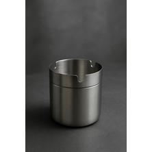 Wishora Store Çelik Kokusuz Silindir Küllük Dekoratif Kül Tablası Oto Küllük