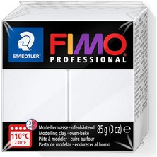 Wishora Store 8004-0 - Fimo Professional Normalblock, 85 G, Weiß
