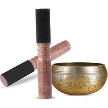 Wishora Store Kasesi Tokmak Ilahi Söyleyen Kase Tokmak Tibet Şarkı Söyleyen Kase Tokmak Şarkı Söyleyen Kase Sopa Budizm Kase Çubuk Budist Kase Tokmak Buda Meditasyon Kasesi Bambu