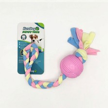 Ozlstor Eurodog Puppy Toys Pembe Top Diş Kaşıma Oyuncağı