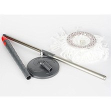 Wishora Store Tüm Temizlik Seti Kovalarına Uyumlu Yedek Sap + 2 Mop