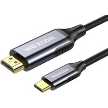 Wishora Store - Usb-C To HDMI Cable, USB 3.2 Type C, Hdmı2.0b Standart, 4K 60Hz, 18GBPS, Hdr, HDR10, 3d, Hdcp2.2