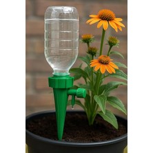 Wishora Store Store Bitki Sulama Aparatı, Ayarlanabilir Musluklu, Su Hazneli, Sağlam Plastik, Kolay Kurulum, Bahçe ve Saksı Bitkileri Için (Pet Şişeyle Birlikte)