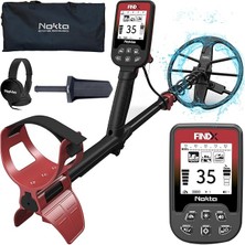 Wishora Store Fındx Metal Dedektörü Su Geçirmez, Altın Arama, Pinpoint Modu, USB Şarj Edilebilir Pil, Kulaklık, Taşıma Çantası