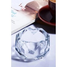 Wishora Store Cam Mini Yuvarlak Kesme Küllük - Kül Tabağı - Kül Tablası