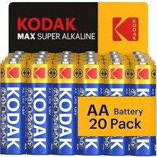 Wishora Store Max 20 Adet Alkalin Kalem Pil-Aa-Shrink