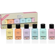 Wishora Store Akrilik Boya 6X75ML Set - Pastel Renkler