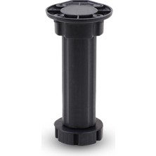 Wishora Store Mobilya Dolap Tv Ünitesi Tezgah Ayağı Ayarlanabilir 12 cm Siyah Denge Destek Ayak 10 Adet