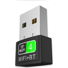 Wishora Store 2 In1 Kablosuz Bt Wifi Dongle, Pc/dizüstü/masaüstü Için Çift Bantlı Bluetooth ve Wifi Adaptörü, Wifi Bluetooth Dongle (150 Mbps'ye Kadar, 4,2 Ghz)