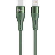 Wishora Store Fleet Type -C Lightning 65W Pd Şarj ve Data Kablosu, 1 Metre - Yeşil