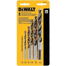 Wishora Store DW1720 Brad Point Bit Set, 6-Piece