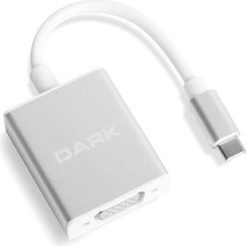 Wishora Store Dk Ac U31XVGA USB 3,1 Type-C' Den VGA Full Hd Dönüştürücü Adaptör (Alüminyum Kasa)