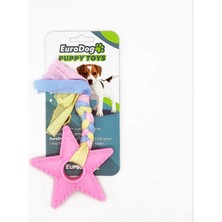 Ozlstor Eurodog Puppy Toys Pembe Yıldız Diş Kaşıma Oy.