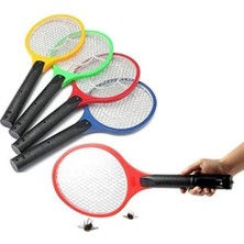 Wishora Store Store Sinek Raketi Sivrisinek Karasinek Öldürücü Raket Haşere Öldüren Elektrikli Sineklik Aleti - Pilli - Mix Renk