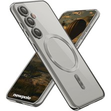 Wishora Store Galaxy S24 Fe Için Magsafe ile Uyumlu Kılıf Kroin Darbelere Dayanıklı Sararma Karşıtı Lens Koruyuculu Güçlü Manyetik Tutuş Samsung Galaxy S24 Fe Için Magsafe ile Uyumlu Kılıf