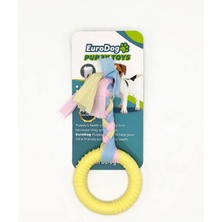 Ozlstor Eurodog Puppy Toys Sarı Halka Diş Kaşıma Oyuncağı
