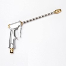 Wishora Store Yüksek Su Basıncı Ayarlanabilir Uzun Şaft Paslanmaz Bahçe Oto Yıkama Sulama Tabancası