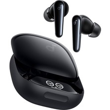 Wishora Store By Anker Liberty 4 Pro, Bluetooth 5.4, Ipx5 Suya Dayanıklı, Aktif Gürültü Önleme (Anc), Tws, Tek Şarjla 10 Saat Pil Ömrü, Parlak Siyah