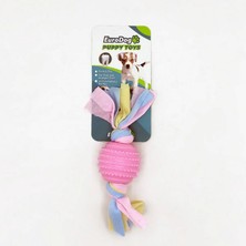 Ozlstor Eurodog Puppy Toys Pembe Tırtıklı Top Diş Kaş.oy.