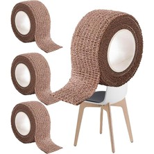 Wishora Store Sandalye ve Masa Ayak Koruyucu Keçe Kaymaz Bant, Mobilya Ayak Pedi, Kendinden Yapışkanlı, Fayans, Ahşap, Parke Koruma Keçesi, Gürültü ve Çizilme Önleyici Keçe Bant