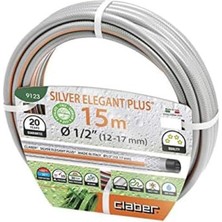 Wishora Store 9123 Sılver Elegant Hortum 15 Metre, Çap 1/2 Inç