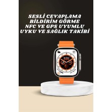 TeknoBaran Yeni Nesil Ultra Akıllı Saat Adımsayar Uyku Takibi Nabız Sensörü