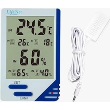 Wishora Store Net Medikal Dijital Termometre Isı ve Nem Ölçer Al-6