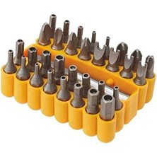 Wishora Store W 2233, Bits Uç Seti, Gri/turuncu, 33 Parça