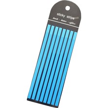 Wishora Store Sticky Notes Şeffaf Renkli Yapışkan Postit Not Kağıdı Etiketi Uzun Şeritler (Mavi)