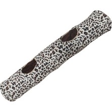 Elite Pet Ozlstor Kedi Tüneli Çift Delikli Leopar Desenli