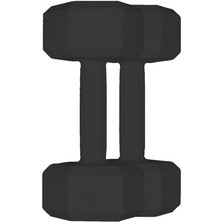 Wishora Store kg x 2 Adet Siyah Plastik Dambıl Ağırlık Seti - Evde Egzersiz Için Ideal