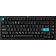 Wishora Store %75 MG75W Midnight Kablosuz Mekanik Klavye, 82 Tuşlu Sıcak Değiştirilebilir Oyun Klavyesi, Mac/win Için (Akko V3 Pro Kremsi Sarı)