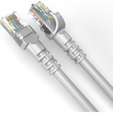 Wishora Store 15 Metre Cat6 Network-Ağ-Ethernet Kablosu Gri