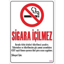 Wishora Store Levhası Sigara Içilmez - 866