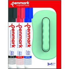 Wishora Store Beyaz Tahta Kalemi 3'lü Set ve Silgi