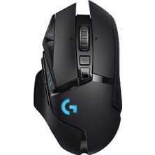 Wishora Store G G502 Lıghtspeed Kablosuz Oyuncu Mouse, Hero Sensör, 25.600 Dpı, 400 IPS Izleme Hızı, 1 Ms Bildirim Hızı, 114 gr Ağırlık, Siyah