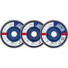 Wishora Store Professional 3 Adet Flap Disk Seti X431 Standard For Metal, Çelik ve Paslanmaz Çelik Taşlama Için, Açılı, 115 Mm, Kum Kalınlığı 40/60/80, Küçük Avuç Taşlama Makineleri Için Uygundur