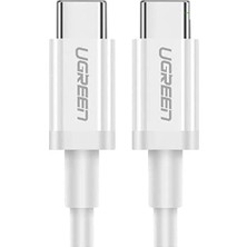 Wishora Store Type-C To Type-C Hızlı Şarj ve Data Kablosu, 2 Metre, Beyaz