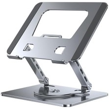 Wishora Store ZR-104 360 Derece Dönen Tabanlı Katlanabilir Taşınabilir Laptop Standı