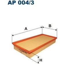 Filtron Fıltron AP004.3 - Hava Fıltresı R.r 3 Vogue L322 05 12 Audı Q7 06 15 Vw Touareg 10 Porsche Cayenne 10