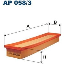 Filtron Fıltron AP058.3 - Hava Filtresi Partner II-P206-P207 1.6 16V-C4-BERLINGO 1.6 16V