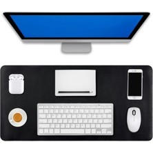 Wishora Store L Deri Mouse Pad,ofis Mouse Pad,masa Matı Sümen,konforlu Mouse Pad,çift Yönlü Mouse Pad (Siyah)