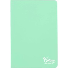 Wishora Store Colors A4 60 Yaprak Kareli Defter, Yeşil