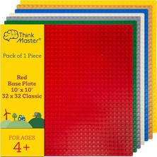 Wishora Store Klasik Bütün Markalar ile Uyumlu Zemin Plakası (Beyaz) (Kırmızı)