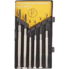 Wishora Store W 2251, Saatçi Tornavida Seti 6 Parça, Gri, Siyah