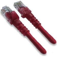 Wishora Store 15 Metre Cat6 Network-Ağ-Ethernet Kablosu Kırmızı