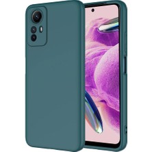 Alpsa Teknoloji Xiaomi Redmi Note 12S Kılıf Alps Mara Laaakan Kapak-Koyu Yeşil