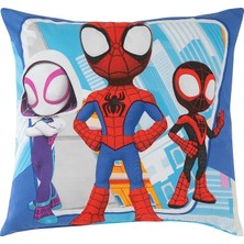 Wishora Store Lisanslı Dh Spidey And Friends Kırlent Çok Renkli Çocuk